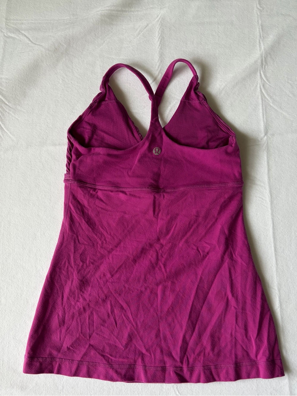 Lululemon Pure Balance Tank Top Magenta Size 4 - Picture 2 of 5